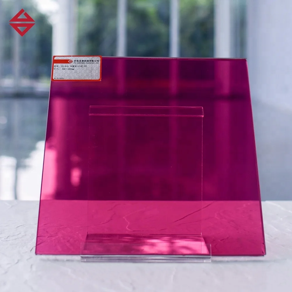 BUILDING MATERIALS LAMINATED GLASS WITH  EMINENT COLORFUL PVB SAFETY LAMINATED GLASS PRICE