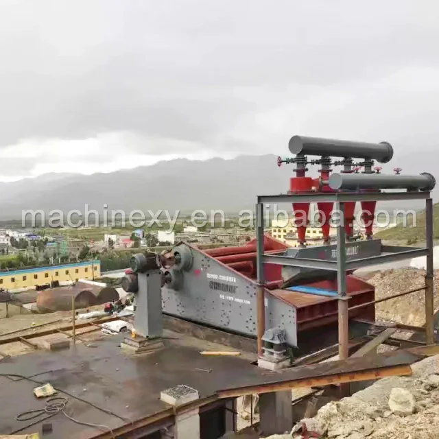 Речная Песочная транспортная dewatering вибрируя экран влажной кварцевого песка обезвоживания экран
