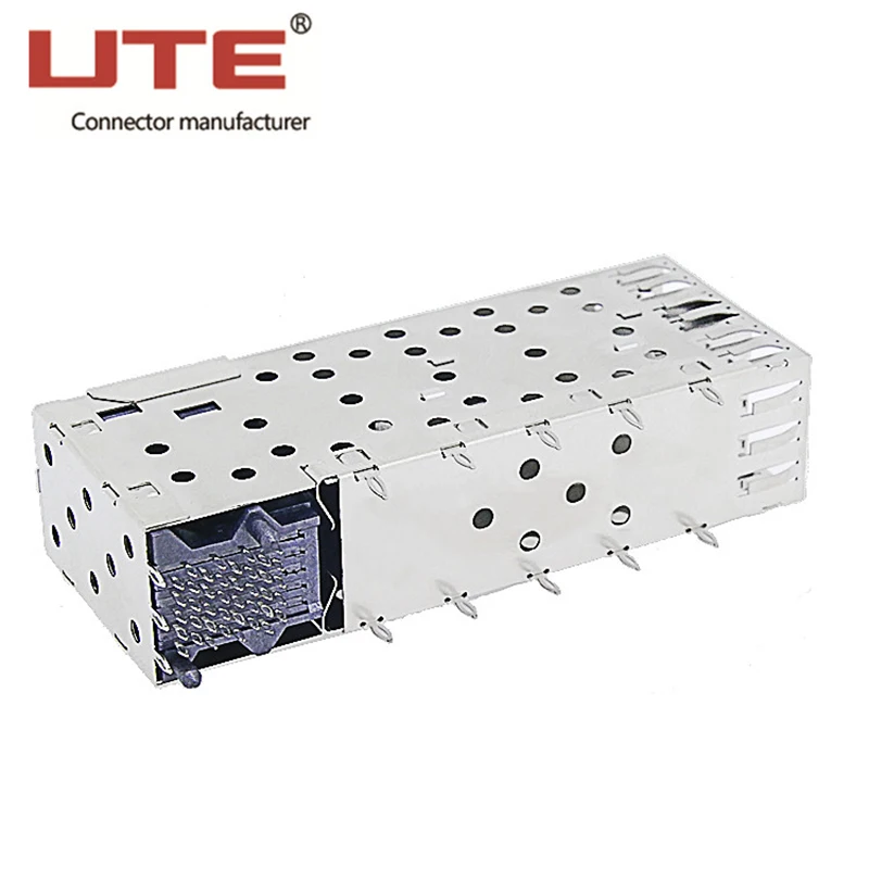 SFP connector Small Form-Factor Pluggable (SFP) Cage Assembly, 1x4