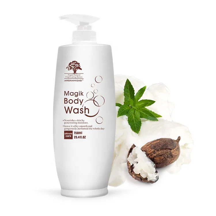 Organic Oil Free Body Wash Gentle Whitening Shower Gel For Sensitive Skin
