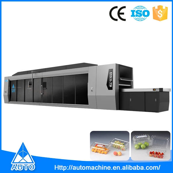 Термоформовочная Машина, многостанционный вакуумный высокоскоростной пластиковый контейнер для фаст-фуда, упаковочная компания PP PS PET PVC