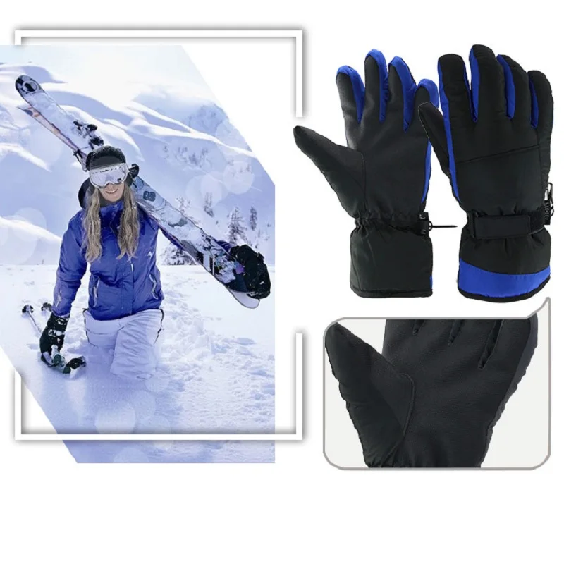 
Mena and women winter cold weather warm snowboard ski gloves 