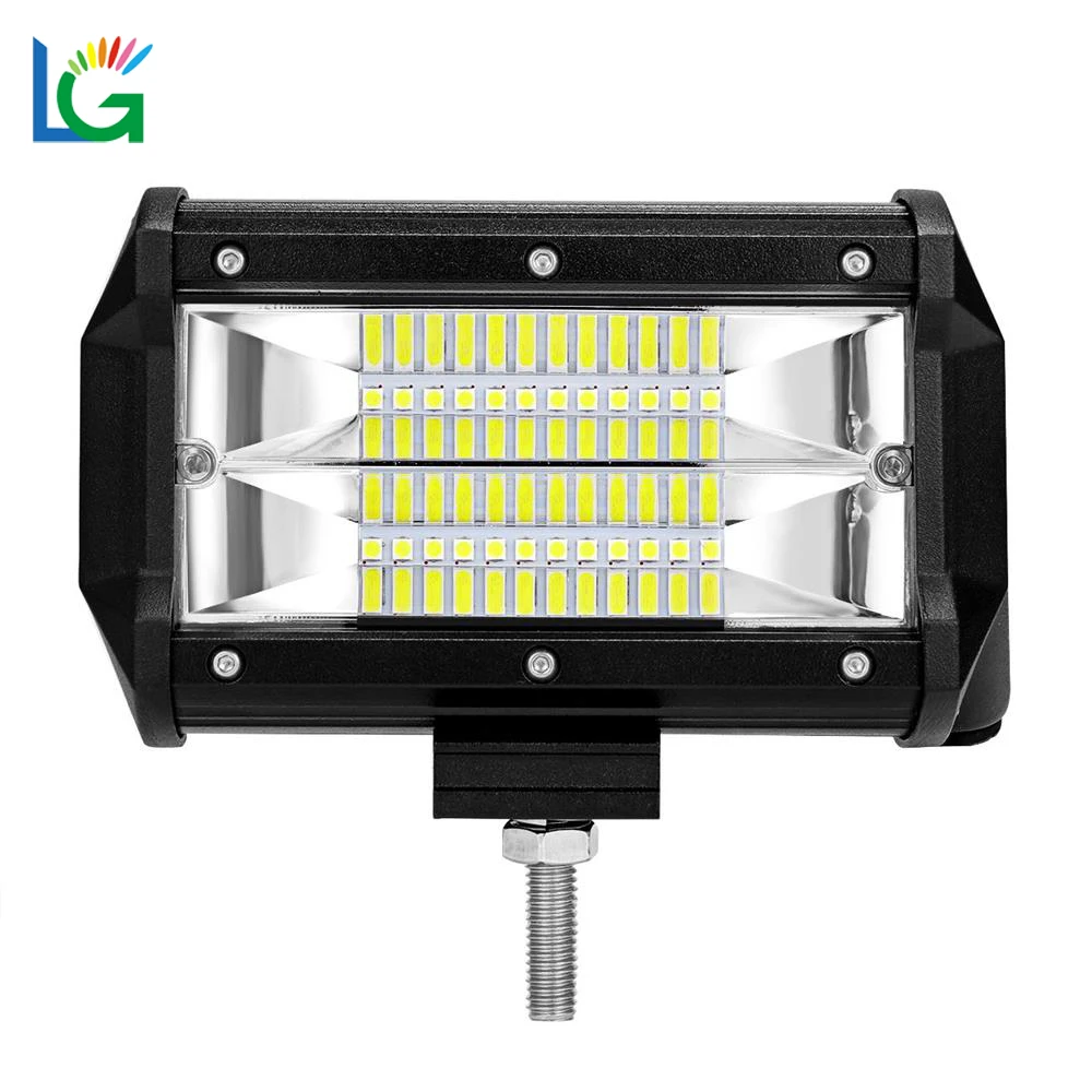 
5Inch 72W LED Work Light Auto Lighting System For Jeep Car Offroad 4x4 4WD ATV SUV UTV Truck LED 12V 24V Waterproof &nbsp;5Inch 72W &nbsp;Flood LED Work Light Bar &nbsp;For Jeep Ford Car Offroad 4x4 4WD ATV SUV UTV Truck LED Beams