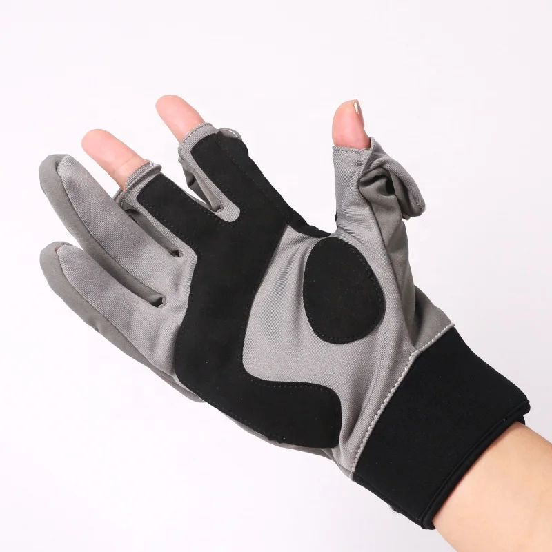 
Amazon Custom Logo Full Finger Winter Fishing Gloves 