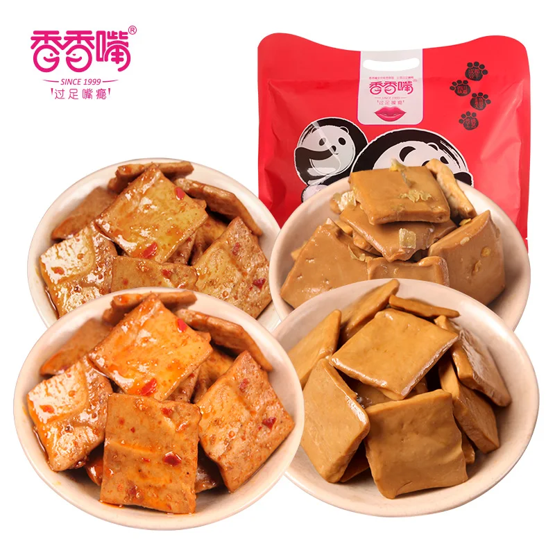 Xiangxiangzui Дуган Сычуань Китайский Закуски Оптовая торговля закуски раздатчики сушеные тофу закуски 388 г сушеные бобы творог