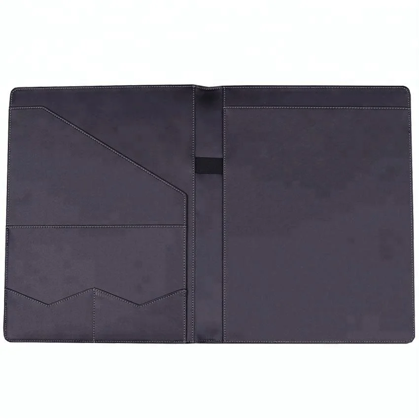 
Hot PU leather hardcover file folder cardboard presentation file folder 