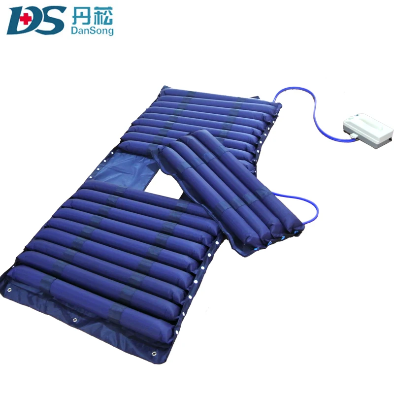 PVC Plastic Inflatable Hospital Bed Medical Use Anti Decubitus Air Mattress With Toilet Hole BC-02S