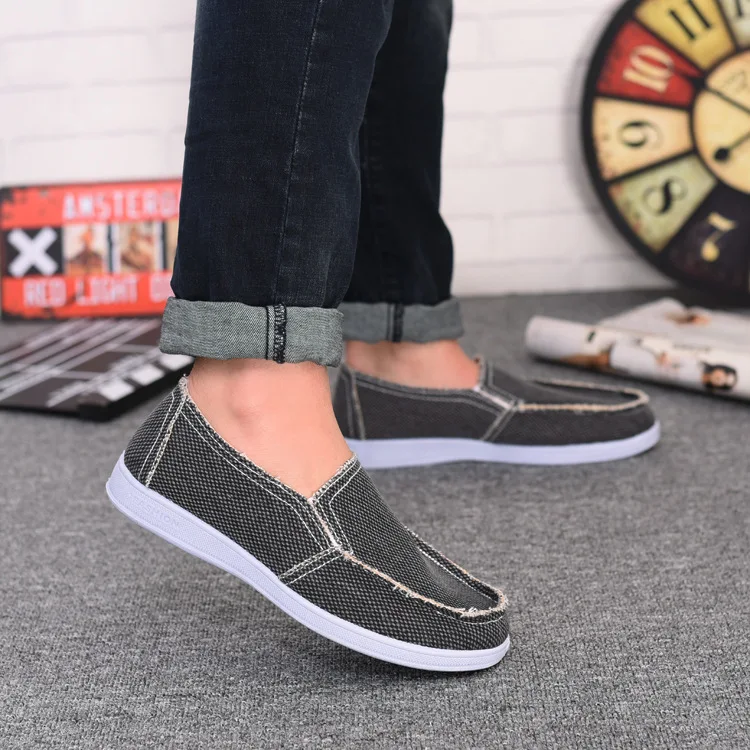 Mens Casual Slip On shoes Canvas Shoes