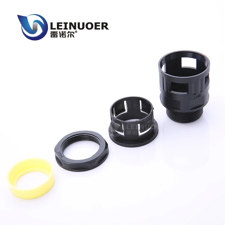 Китай производитель пластмассовый материал стандартный прямой разъем для гибкого трубопровода