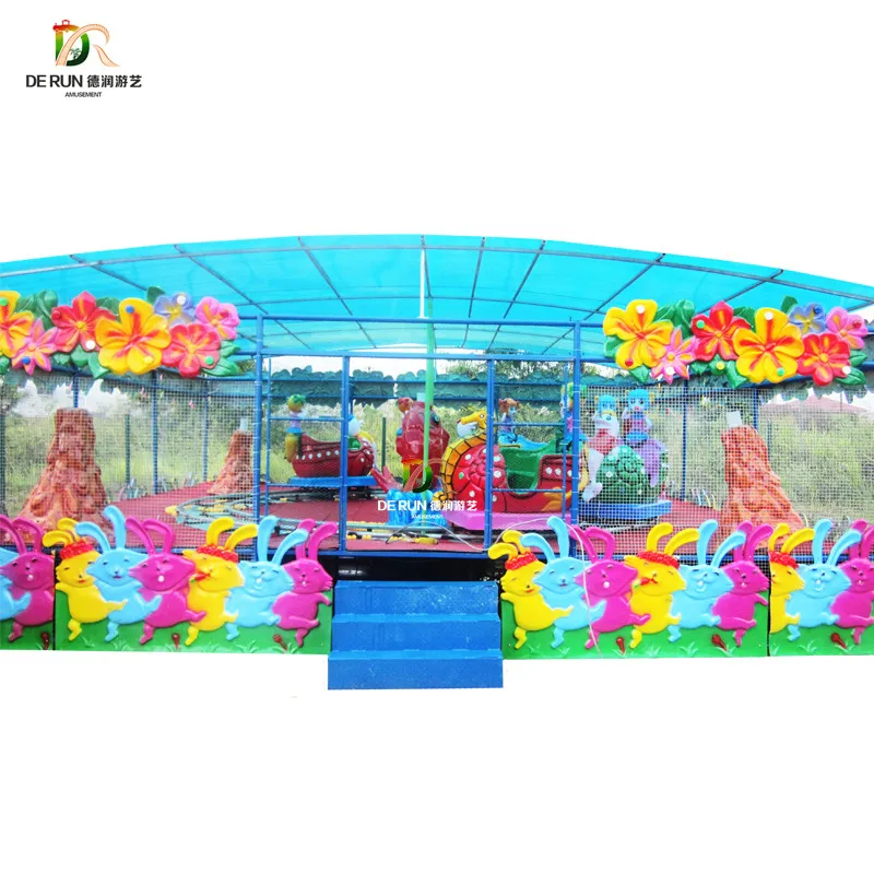 Amusement park spinning balls equipment spray balls track train rides for sale
