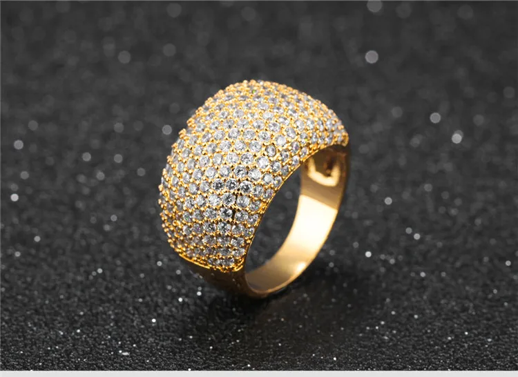 Hot Sale Wedding Ring 18K Gold Plated Jewelry For Girls