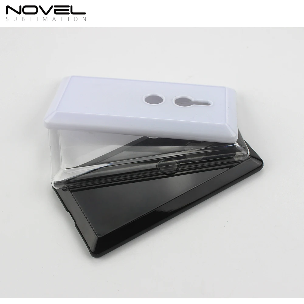 Hotly sales 2D Blank Hard Plastic Sublimation Phone Shell For Sony XZ2