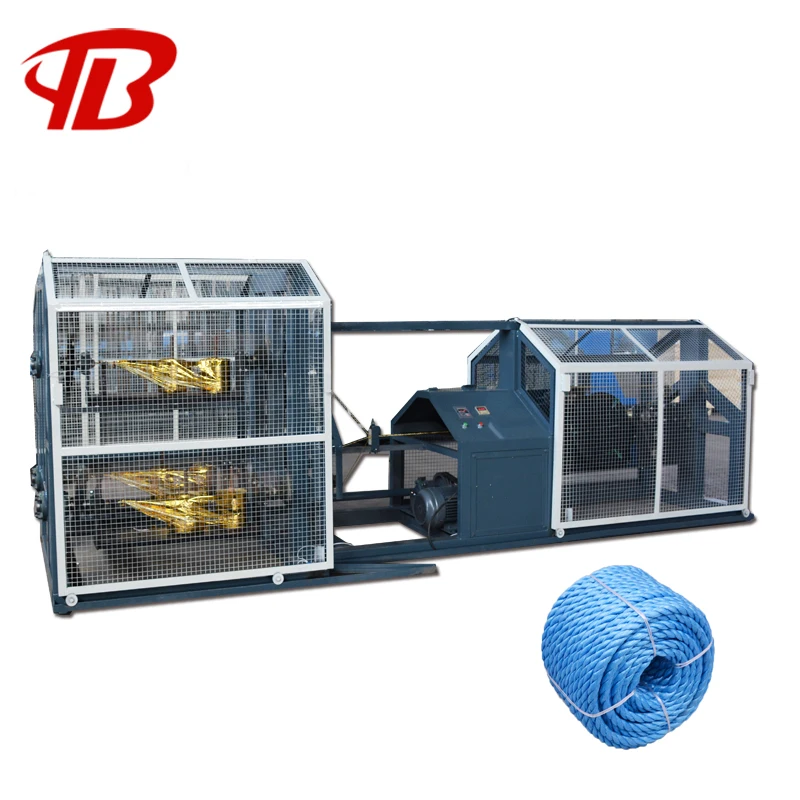 2-10 mm 3 strands twisted pp pe twine rope making machinery