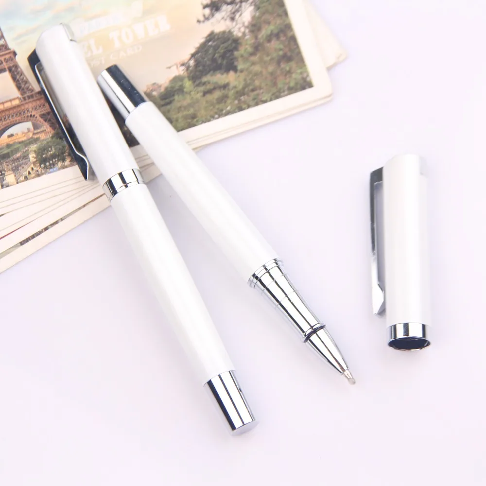 Хорошее качество, ручка с роликовым наконечником Jingda с гравировкой логотипа, Прямая поставка с завода, индивидуальная Роскошная металлическая ручка