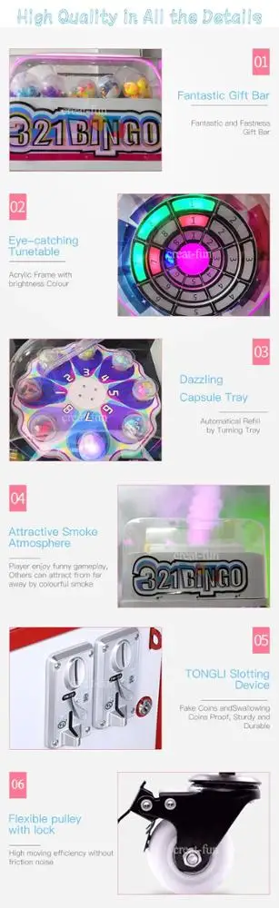 2019 Newest combination claw crane toys capsule gashapon vending machine for sale