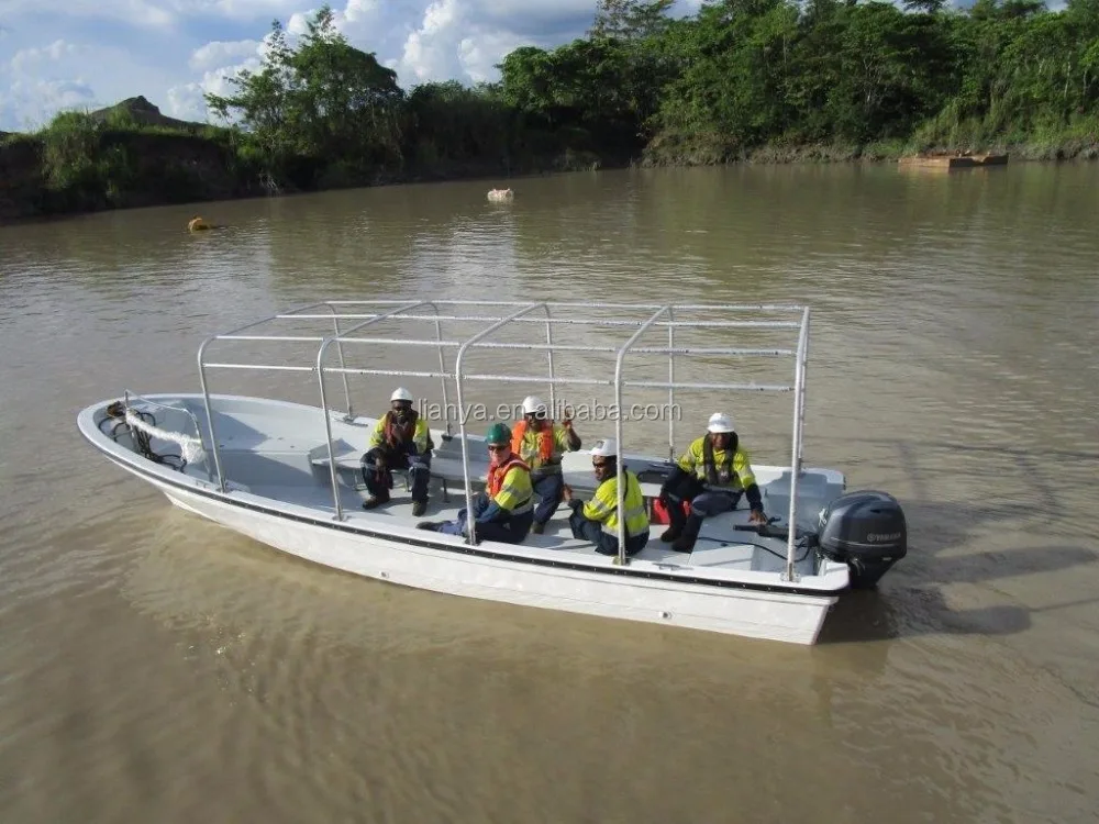 Liya 10persons fiberglass passenger boat panga boat factory