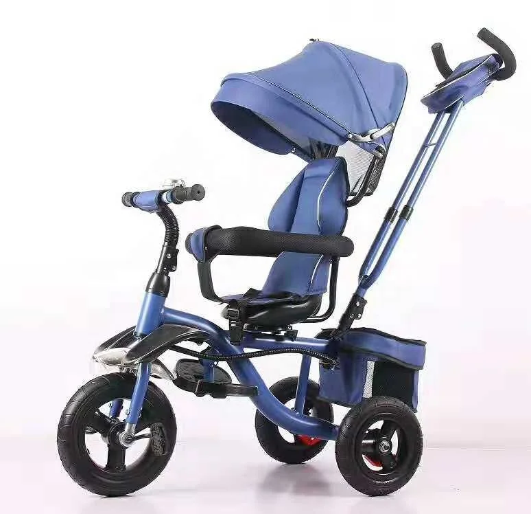 
Hot sale big baby tricycle with push handle wholesale comfortable tricycle toddler 