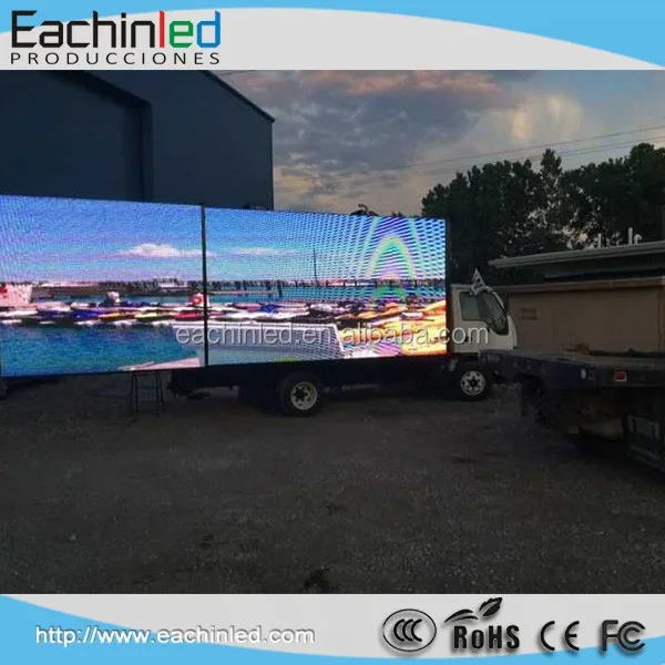 
Full color outdoor rental led display P12.8 digital advertising signs for cars 