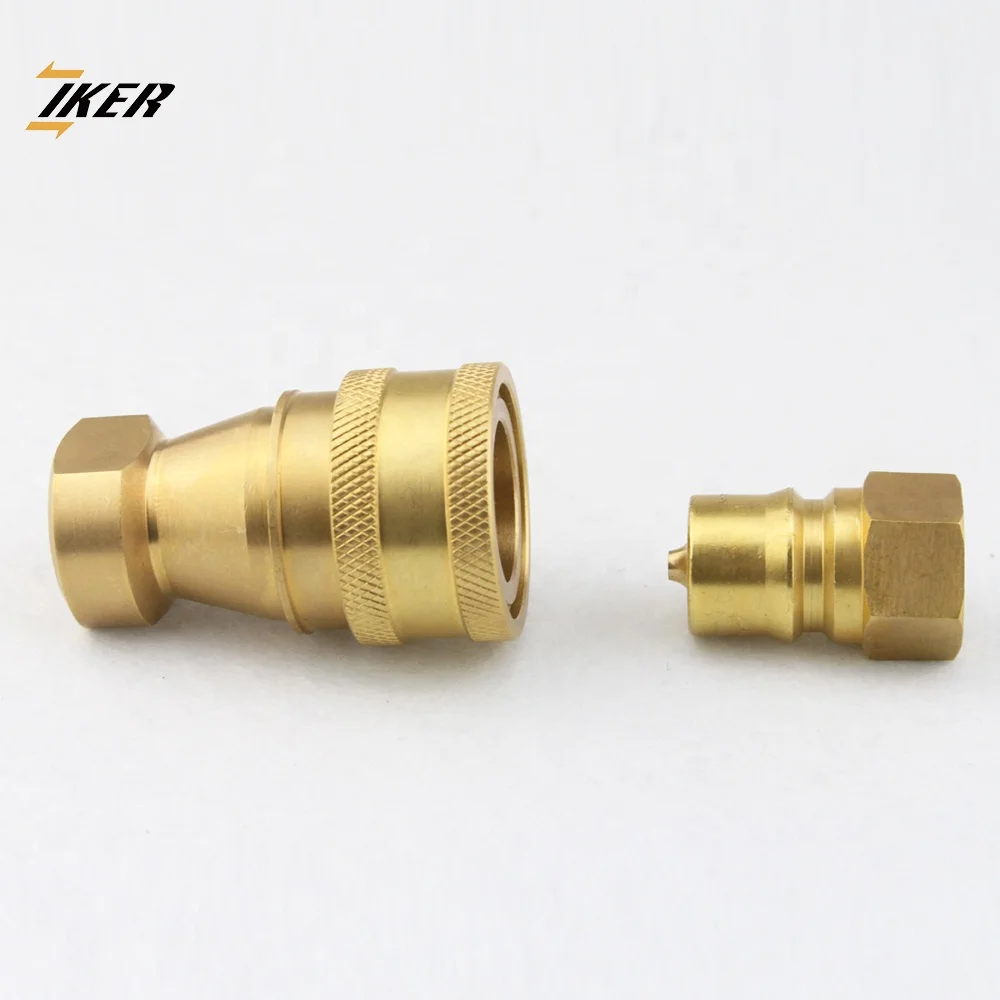 ISO 7241 B series nitto type check valves universal brass quick release coupling for water pipe