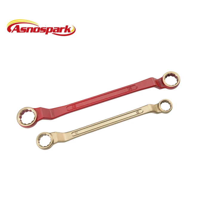 Non sparking double box ring spanner wrench set
