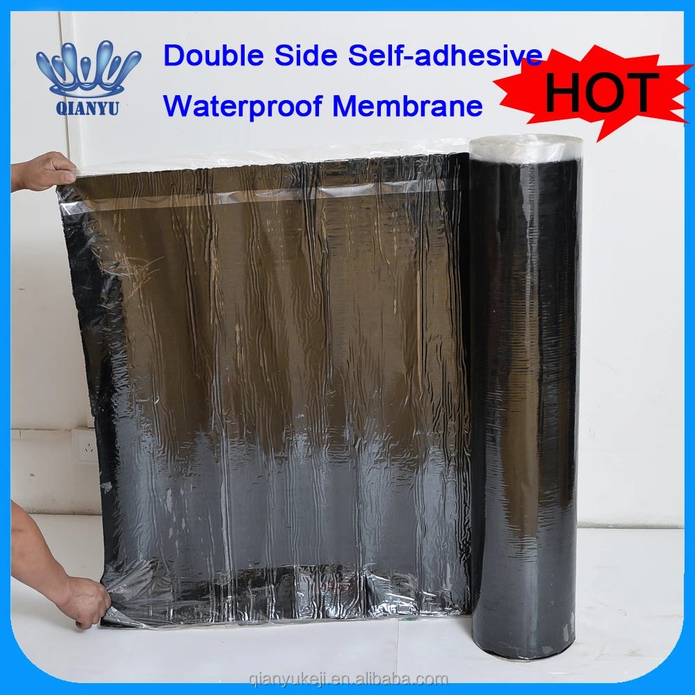 1.5mm 2.0mm 3.0mm Double sides Self-adhesive Reflective Material Bitumen Waterproof Membrane