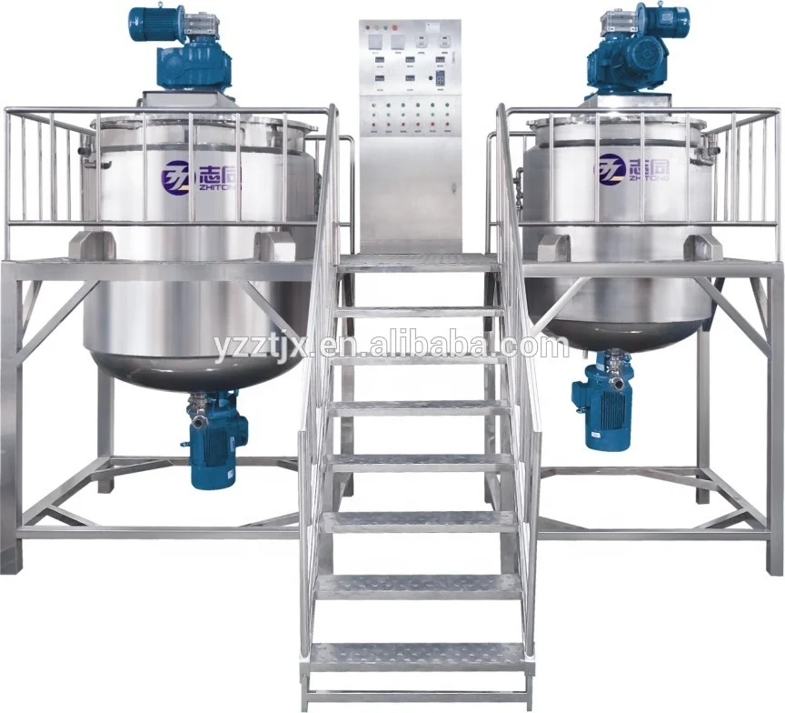 ZT-100L Reaction agitator kettle/stainless steel tank with mixer/mixer tank coametics liquid/cream/shampoo