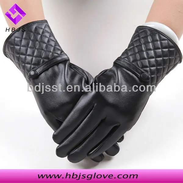 Черные перчатки из овчины, высококачественные женские черные лакированные кожаные перчатки, перчатки из натуральной кожи, оптовая продажа