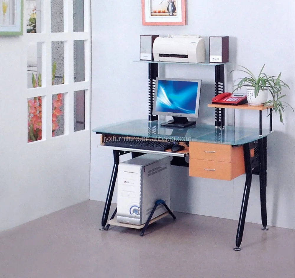 glass table glass desk move table move desk cheapest office glass tablet metal wooden desk promotion table particle board frame