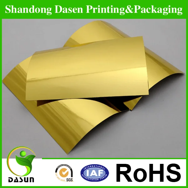 
Gold&Silver A4 Metallized Paperboard 