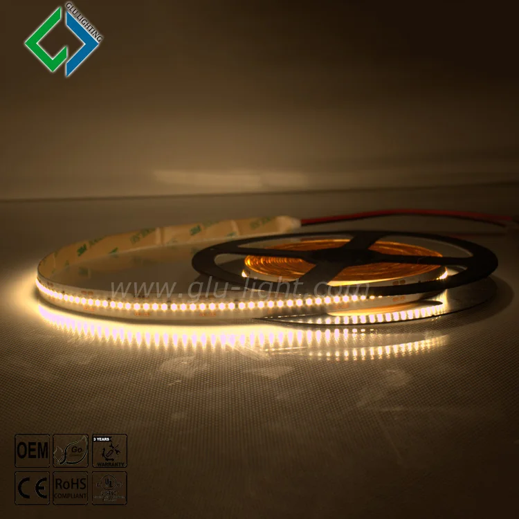 wholesale High CRI mini waterproof Ra97 high density 240led/m dual white bi color constant current 2835 led light strip