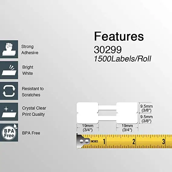Dymo 30299 Dymo30299 jewelry labels for Dymo LabelWriter 450 Turbo