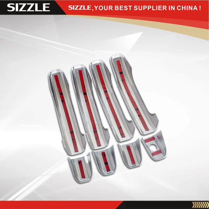 2014-2015 Chevy Silverado Accessories/ Sierra Crew Cab Door Handle Cover ABS Chrome 4D No PSKH