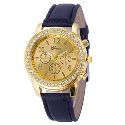 WJ-2781-2 candy colorful Geneva brand with diamonds stylish charming leather women watch