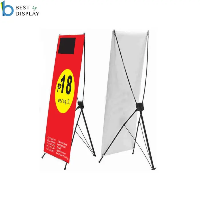 Outdoor display standard X banner stand size 60*160/80*180