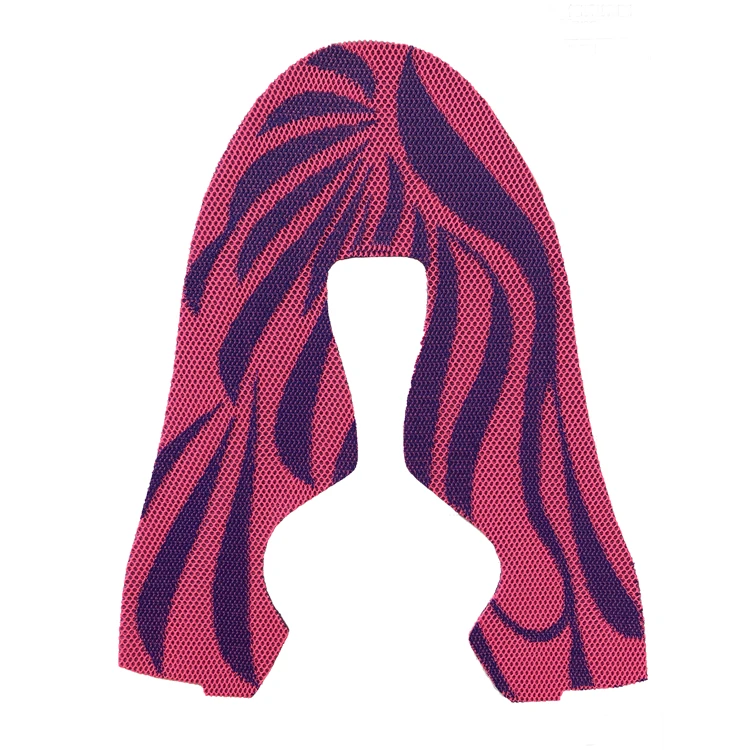 High quality new purple semi finished jacquard knitting sports shoes upper for women