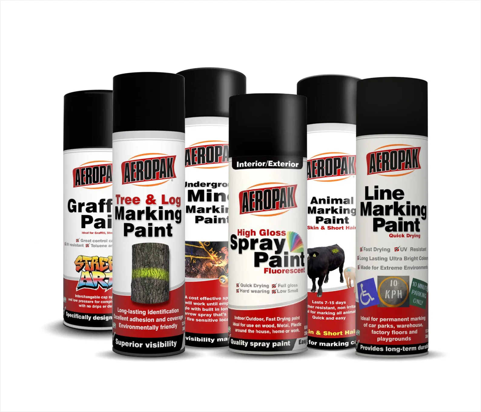 Aeropak 500 ml Line Marking paint Road Marking Survey Marking