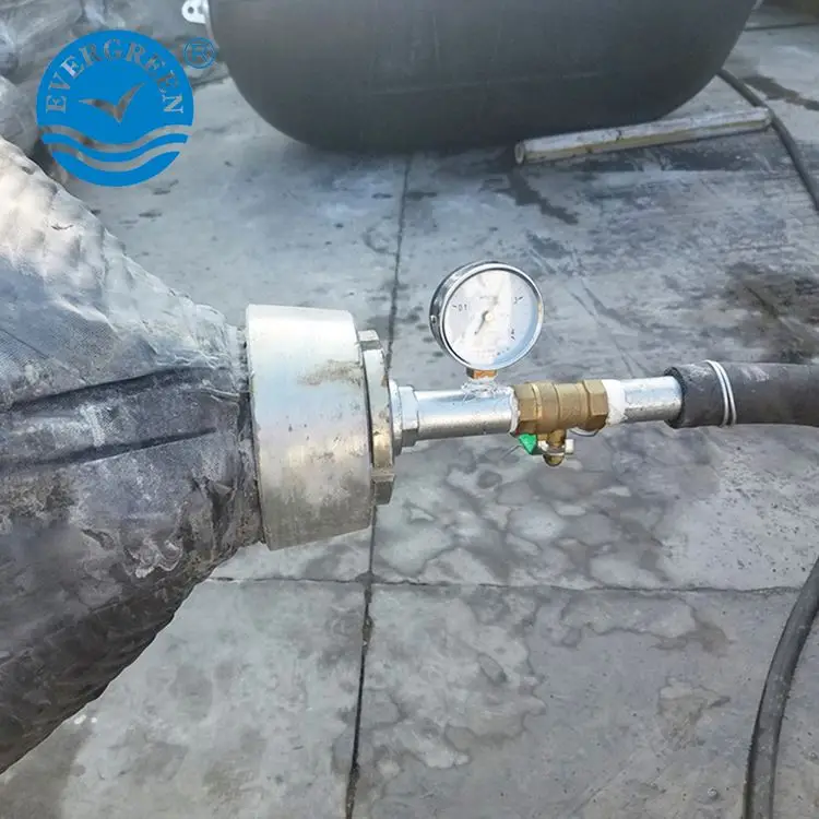 
Boat Launching and Lifting Marine Pontoon Airbag Natural Rubber Ship Launching Airbag 