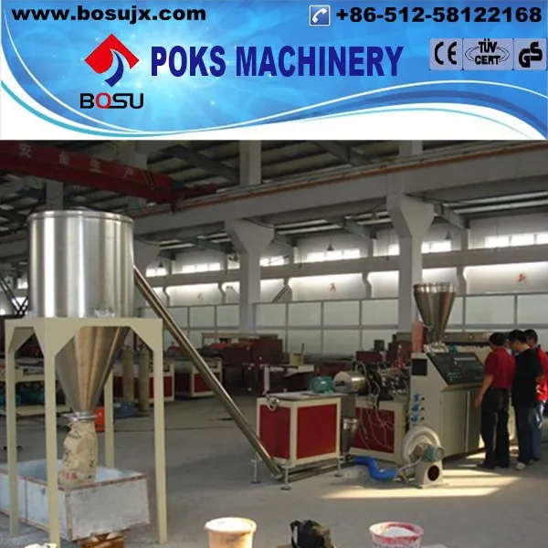 Plastic PVC Granulating Machine pvc hot-cutting granulator line