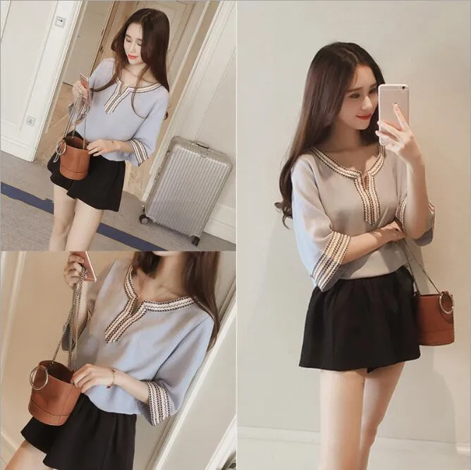 Zm30097a 2016 Корейская Летняя женская одежда бутик женские