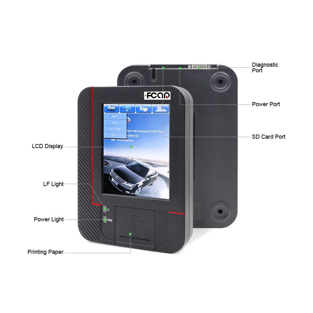 Fcar F3-G (F3-W + F3-D) для бензиновых автомобилей и тяжелые грузовики нескольких языков F3-G ручной сканер обновление онлайн
