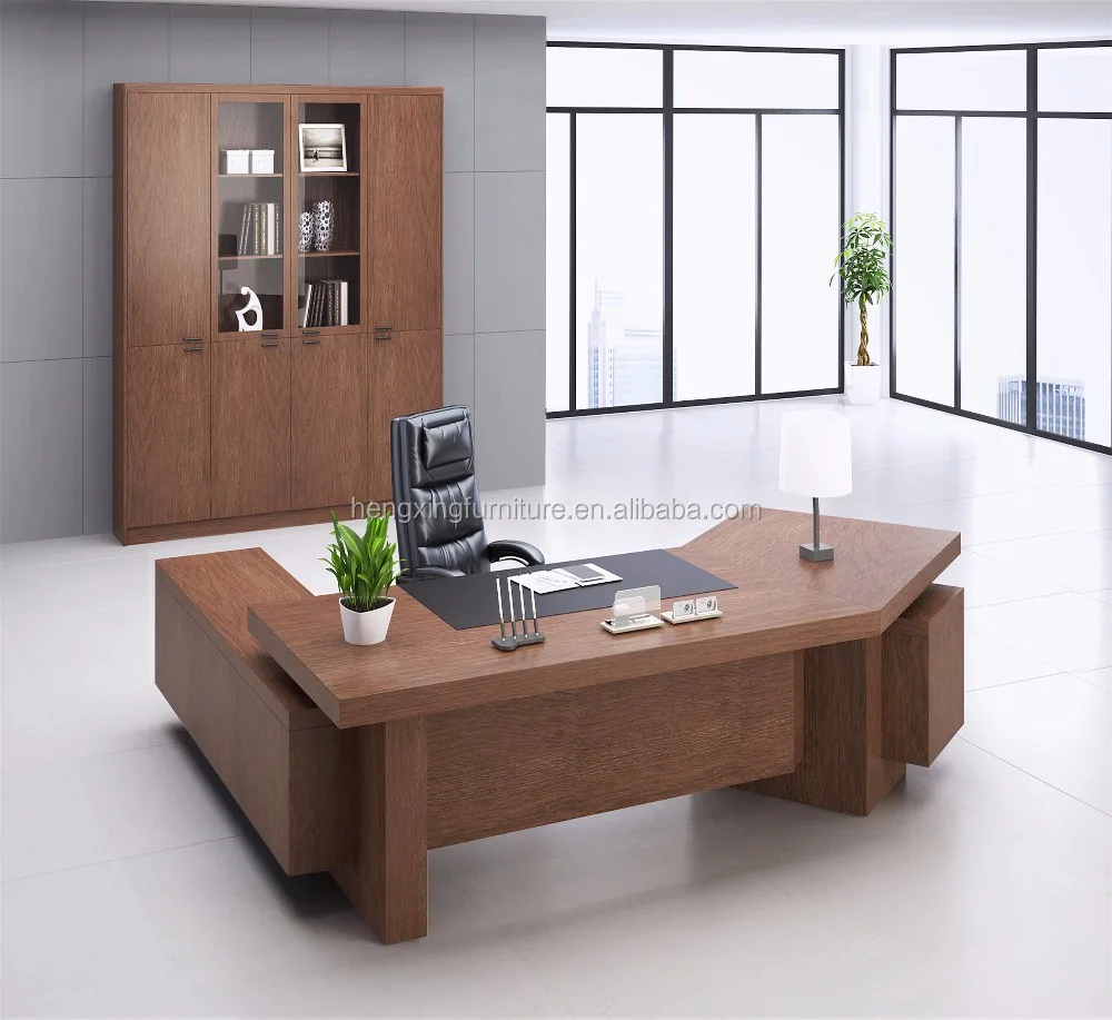 Modern director office furniture executive melamine office Desk (HX-8NE016)