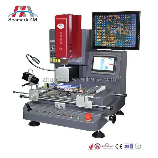 Scotle bga Оптическая модель ZM-R6300 полная автоматическая BGA паяльная станция, zm bga ремонт материнской платы, dinghua bga
