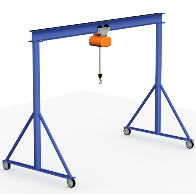 Easy Operate Mini Gantry Crane 1ton 2ton 3 ton Lifetime service mini 5 tons crane with ISO certificate