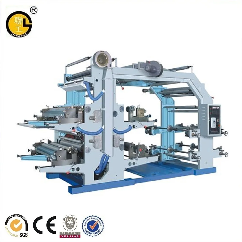 High Speed 6 Color Flexo Printing Machine