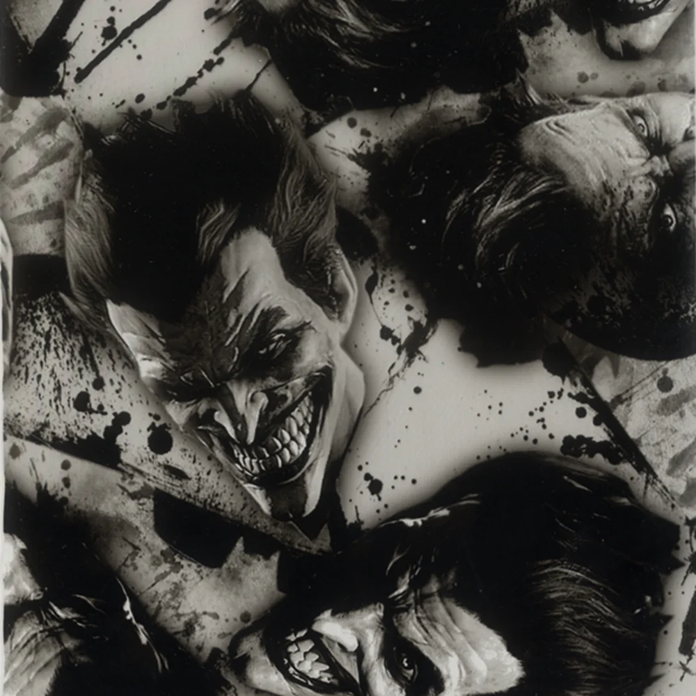 50cm width Koue Skull Pattern Water Transfer Film Activator MA1481W Liquid Print Film PVA Hydrographics Film for AQUAPRINT