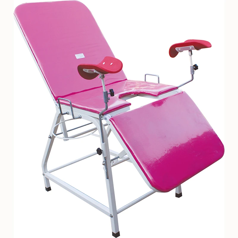 
simply equipped carbon steel sprayed gynecological examination bed 