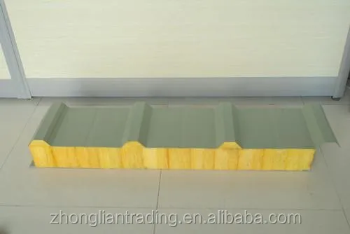 Heat Insulation Roofing Materials Sound Isolation Glass Wool