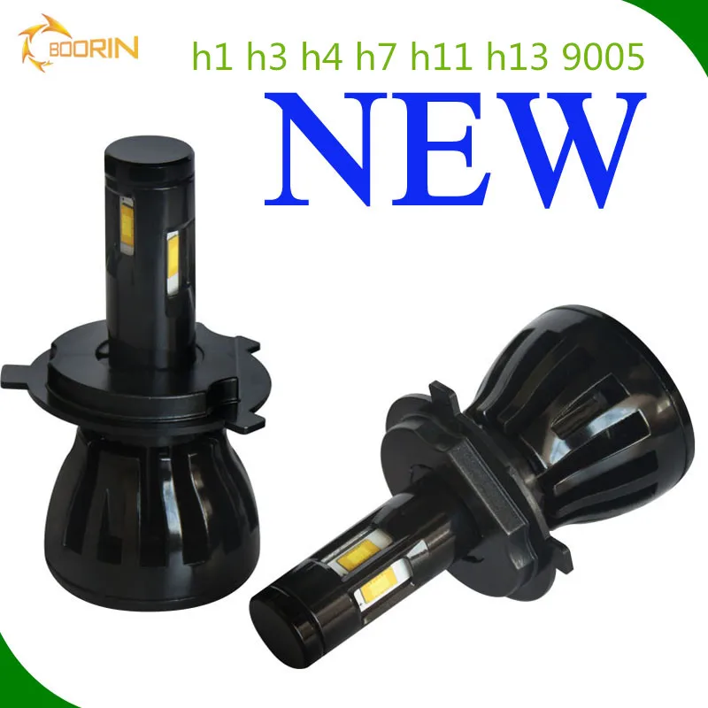 2016 новый высокой мощности лампа 9004 h13 h3 h7 h4 h1 h11 H1 9007 светодиодные ближний свет фары для автомабиля 48Вт 4800lm