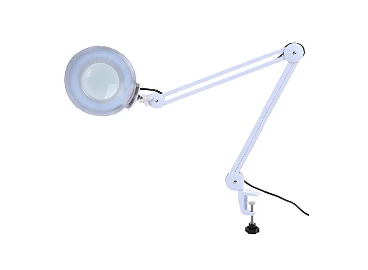 Дешевая новая светодиодная увеличительная лампа с подставкой, увеличительное освещение для салона красоты, маникюрного магазина, тату, больницы
