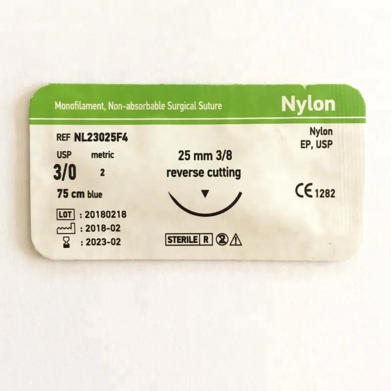 Disposable Medical Surgical Polyamide Nylon Monofilament Suture   CE ISO